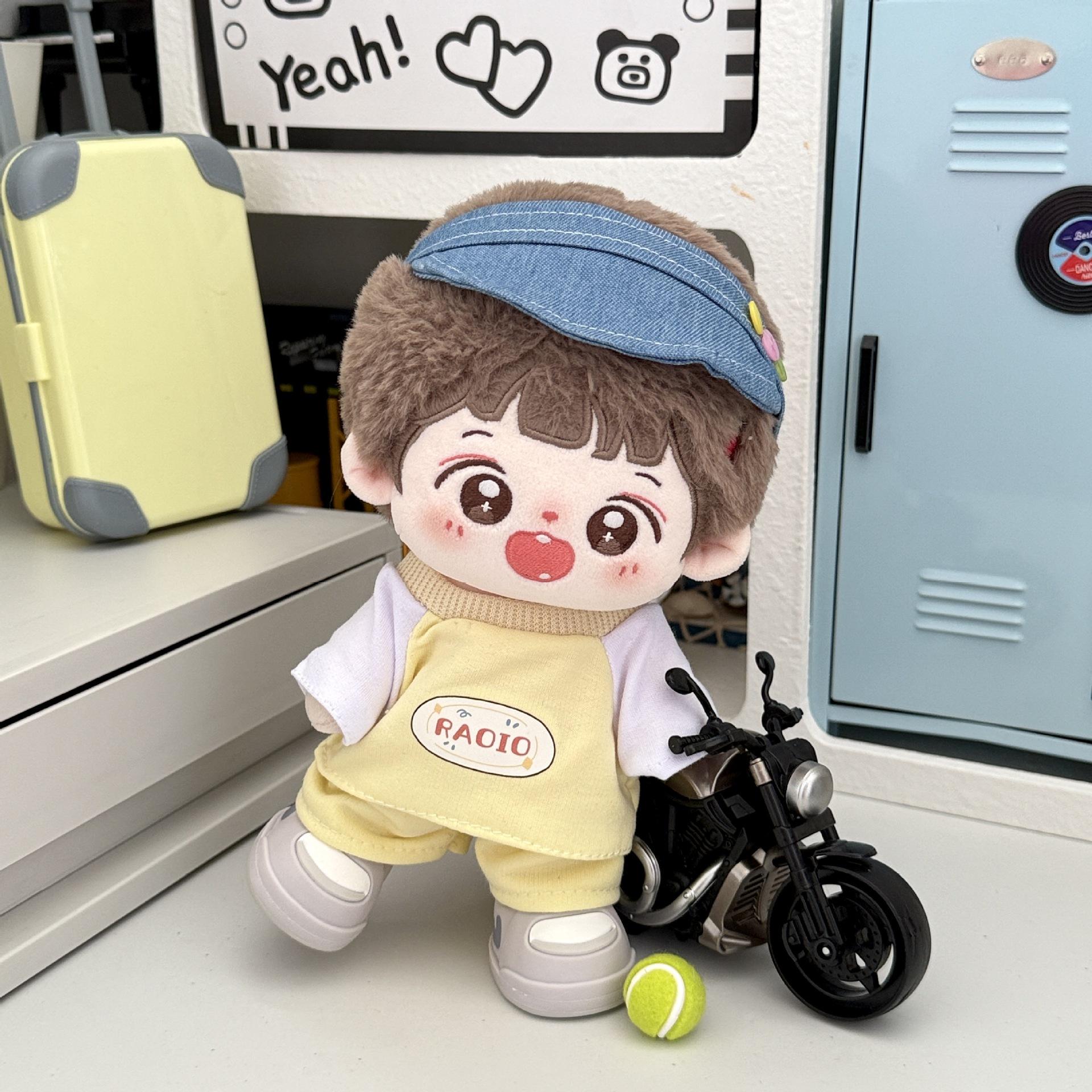 

Doll clothes plush doll doll cute sports no attributes dress up set baby clothes 20cm doll clothes (doll not included) 3 points