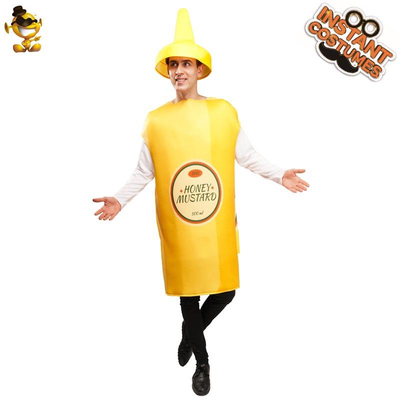 Couple mustard ketchup costume cosplay costume stage show costume halloween carnival masquerade
