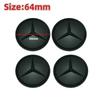 Car Sticker 2025 Hot For Benz 64mm 4Pcs ABS Car Hub Caps Wheel Center Cover for Mercedes Benz W124 W205 W203 W204 W168 W176 CLA 