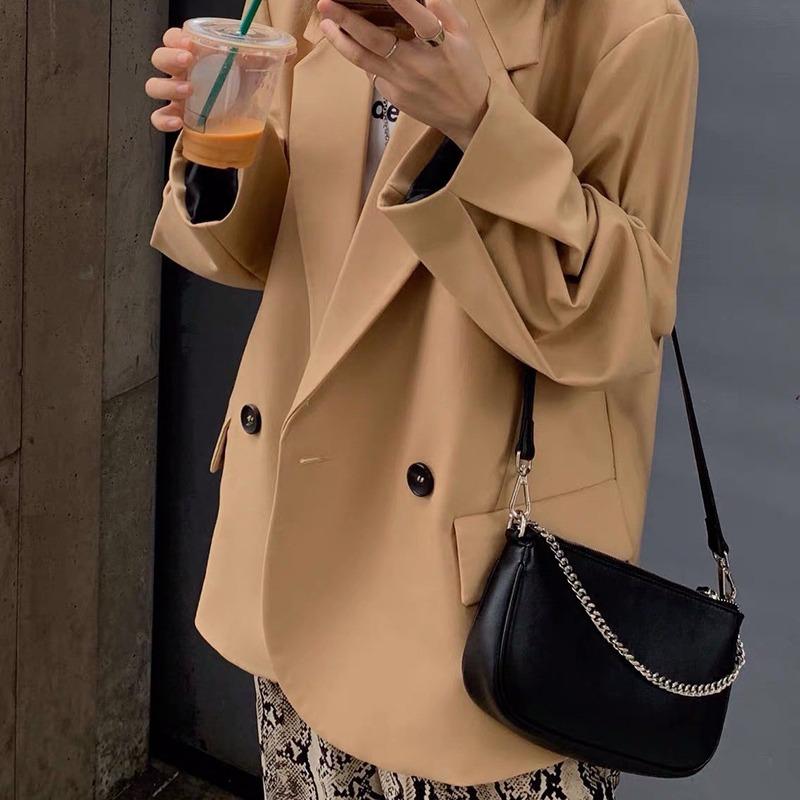 Women's Bag Shoulder Bags New Fashion Earphone Bags Leisure Versatile Black Chain Bags Korean Trend Outdoor Crossbody Bags