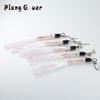 Tassel Fish Replacement Head for Simulated Small Silver Fish Cat Teaser Pet Toy Supplies
