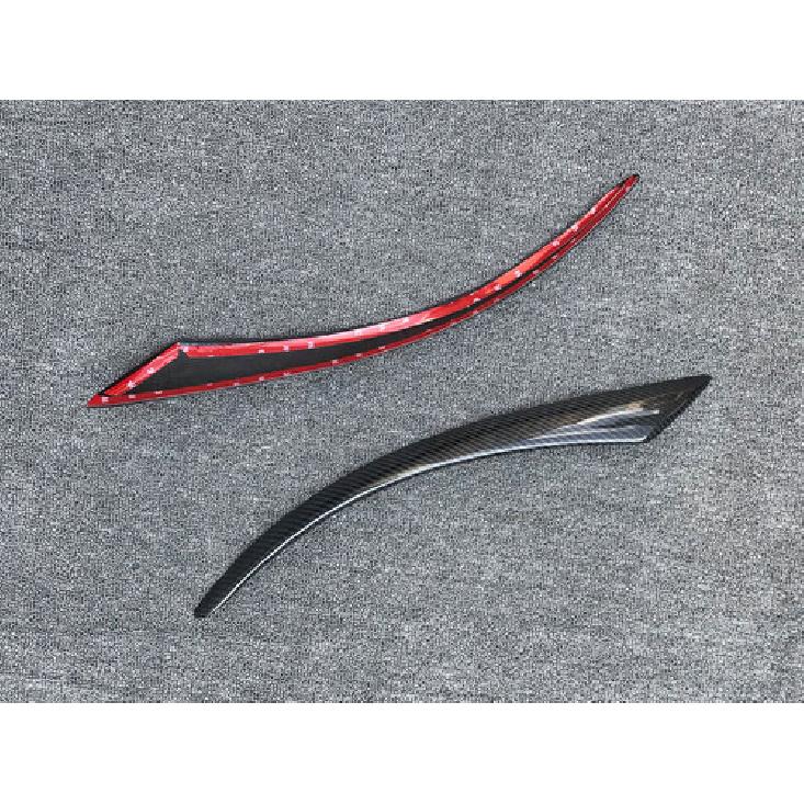 Front Headlight Eyelid Eyebrow Lamp Trim For Volvo S40 V50 2004-2012 2009 2011