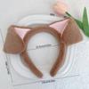 Soft Plush Dog Ears Headband Cute Cartoon Women Girls Kids Party Festival Fantastic Hair Accessories Furry Animal Ears Hairband
