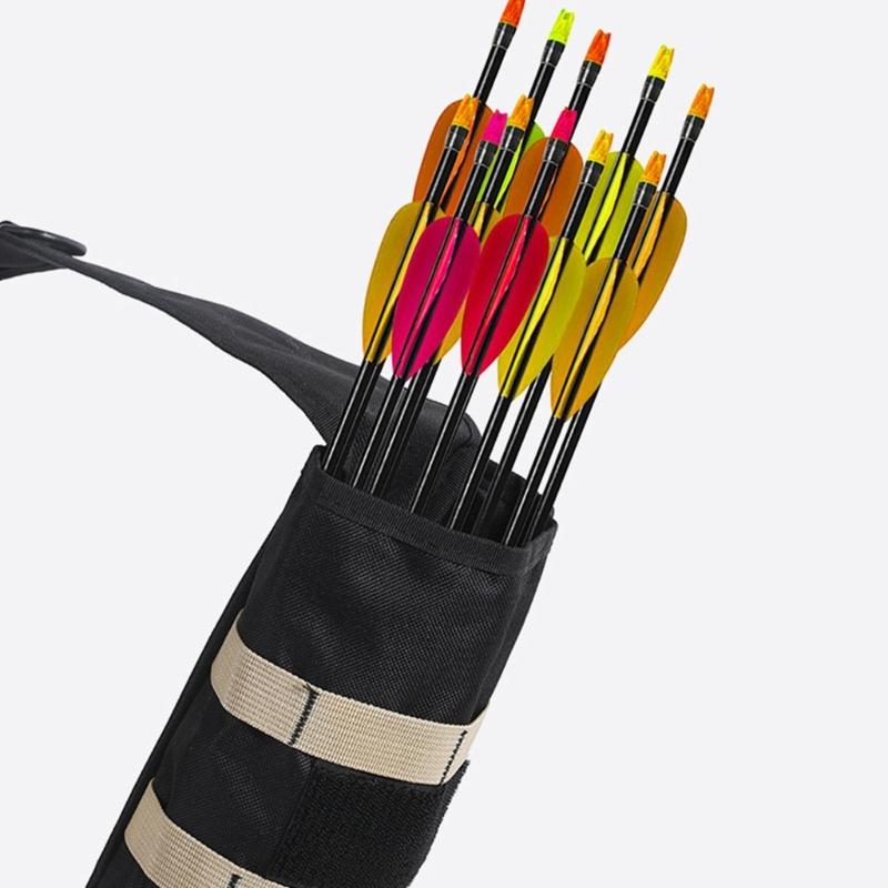 Archeries Arrows Quiver Organiser High Capacity Waterproof Oxfords Fabric With Adjustable Shoulder Strap For Travel
