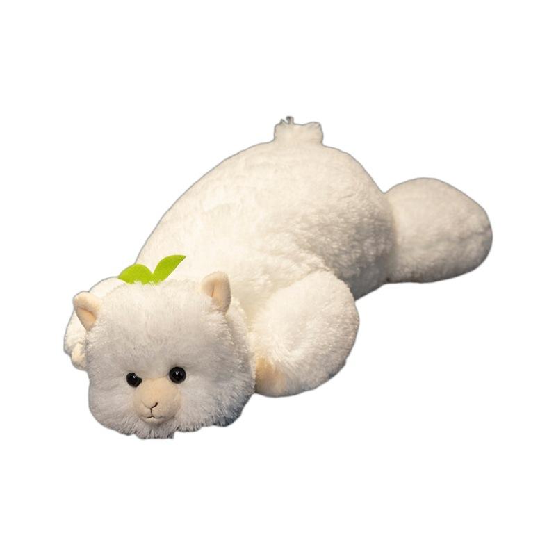 Sleeping Alpaca Doll Sleeping Plush Toy Alpaca Cute Lamb Children's Doll Doll Bed Ornament Gift