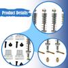 1/16 RC Car Shock Absorbers Spare Parts Aluminum with Mount Vehicle