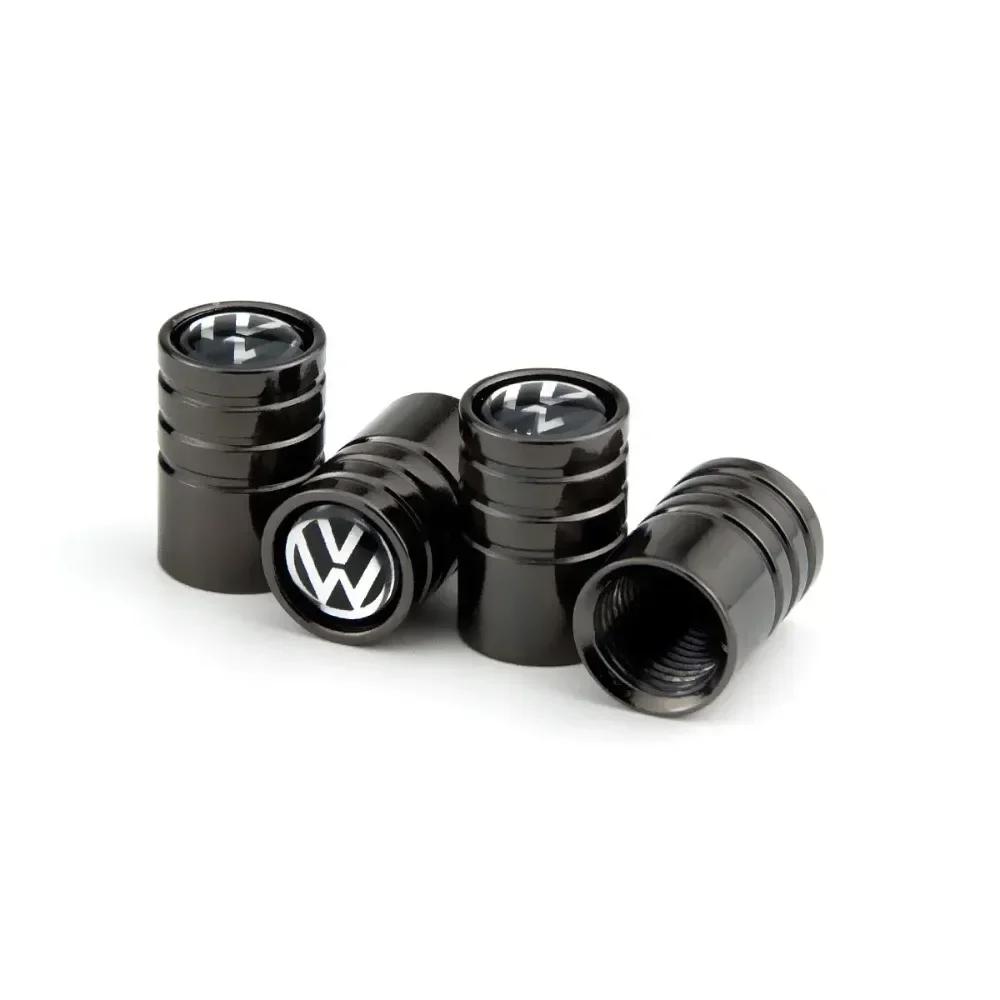 Für VW Neue 4 Stück Rostschutz Auto Rad Reifen Ventil Schaftkappen Abdeckung Für Volkswagen Rline GTI Golf Bora Scirocco POLO Sharan Sa