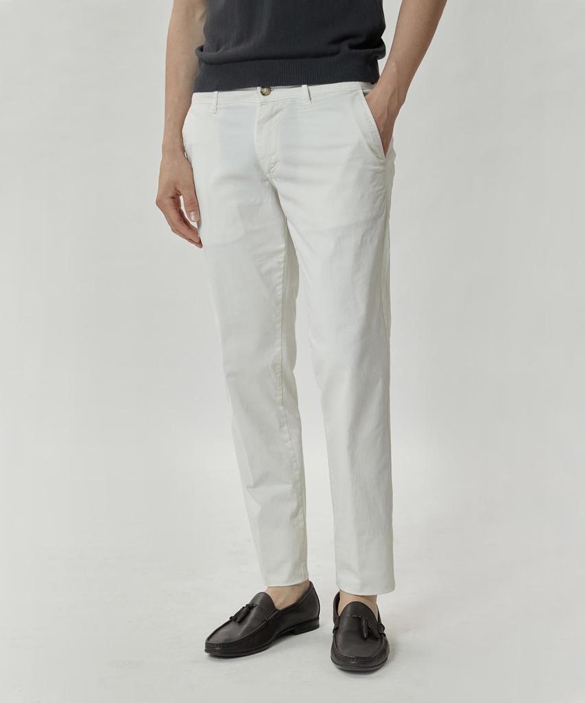 PANICALE Cotton Dyed Slim Fit Chino Pants [2 Colors]