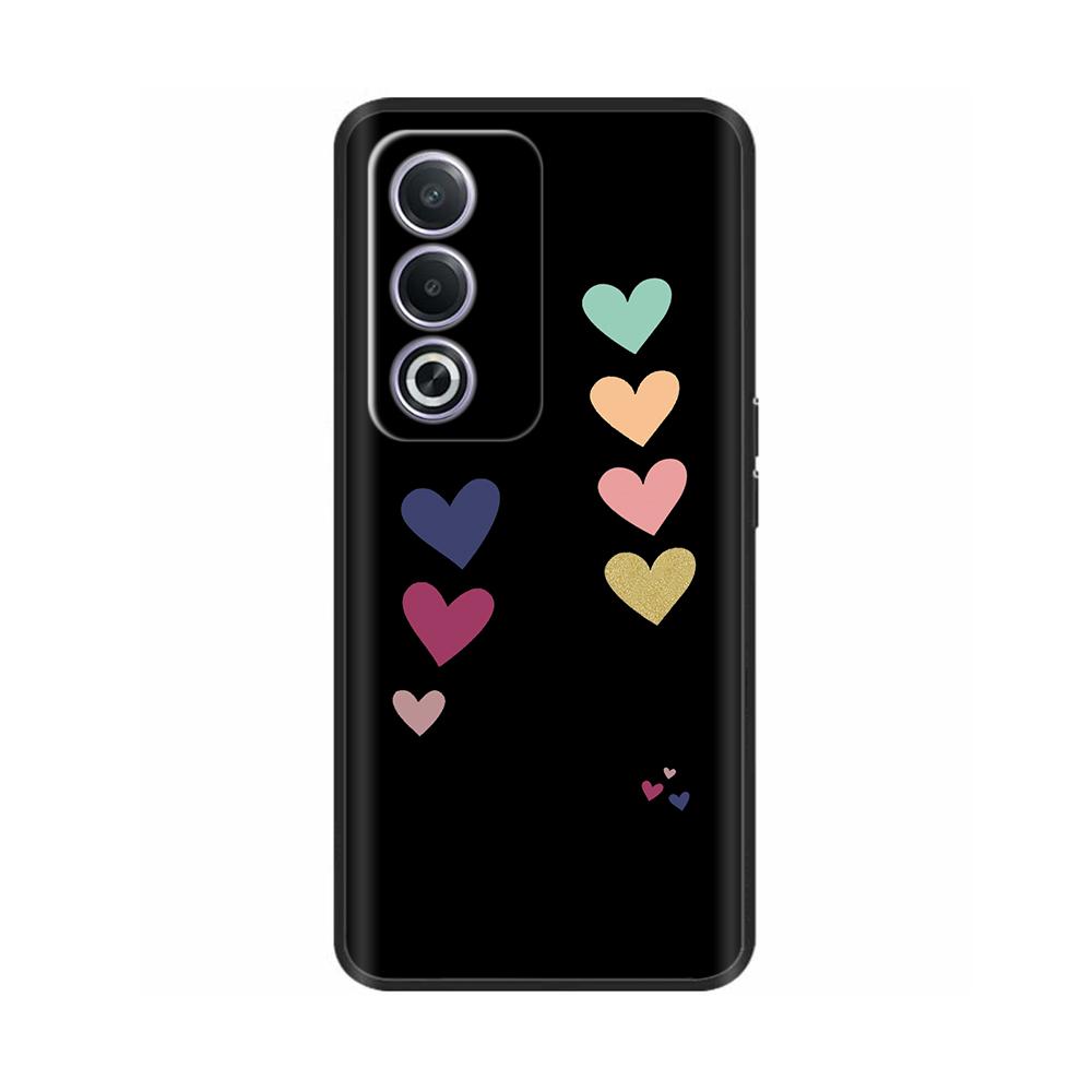 Phone Case for OPPO K12X 5G 6.67" CPH2667 Protection Luxury  Soft Black Silicone Shockproof Shell Painted Back Cover Funda Coque
