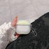 Glitter quicksand luminous white background suitable for apple AirPods 1 earphone cover pro1 earphone case protective cover