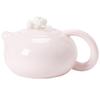 Zhi Nian Hua Peach Pink Ceramic Teapot
