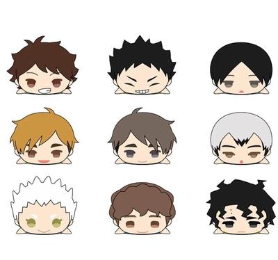 Mochimochi Mascot WA BOX produits tous les 9 types ensemble Mochimasu ensemble complet japonais 2e édition Haikyu !! tome 2
