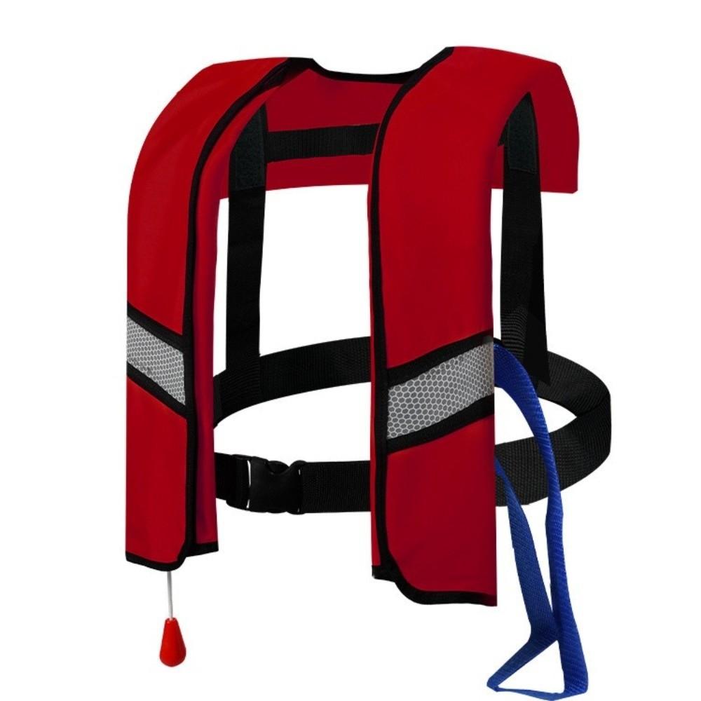 Safety Whistle Buoyancy Vest with Reflective Strips Fully Automatic Life Jacket  for Boating
