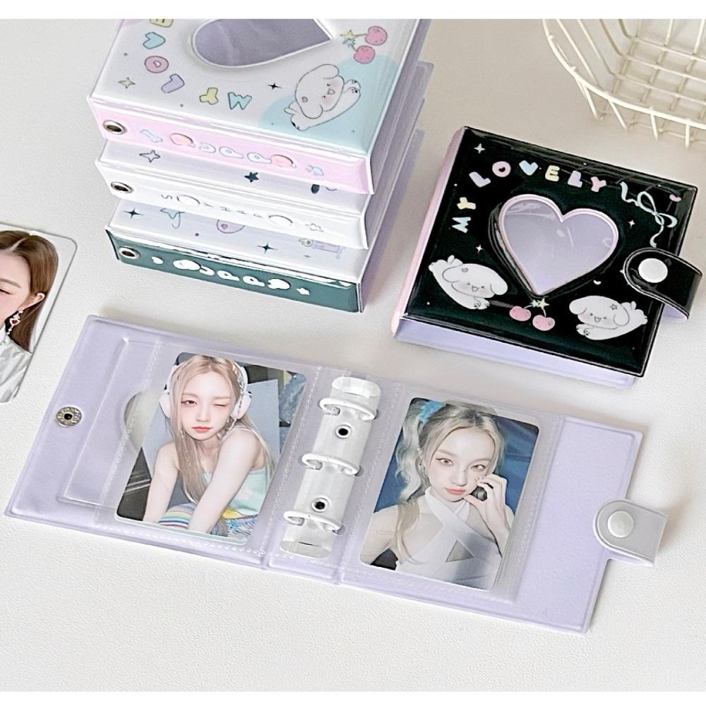 Love Bow Card Album Pudding Puppy Idol Card Collect Book High Quality Photocard Binder