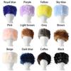 Outdoor Snow Earwarmer Girl Faux Fur Headband Fur Faux Women Winter Hats Fluffy Russian Caps