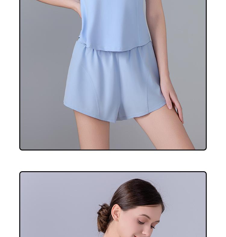 Women's Quick-Dry Yoga & Running Set - Loose, Slimming, Breathable, Short Sleeve Summer Fitness Apparel