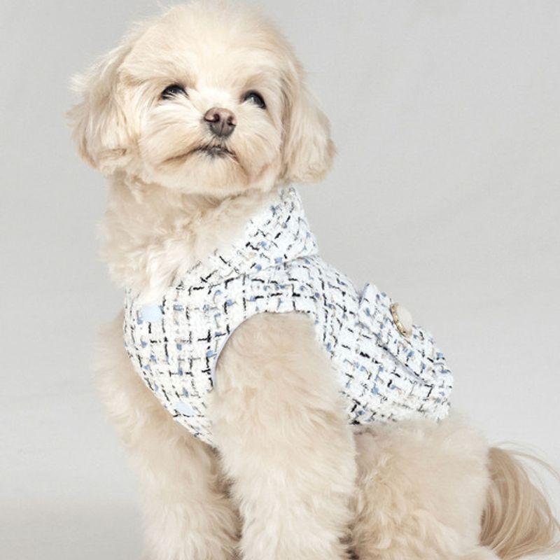 CROOKTHECHIHUAHUA 001 Edition - Tweed Hood Vest