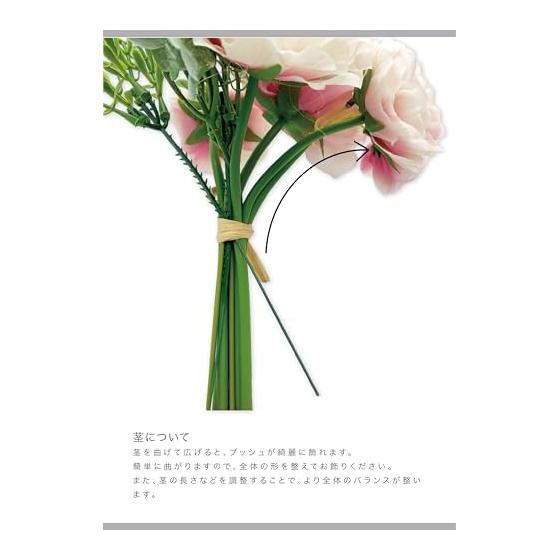 [mamawreath] Artificial Flowers, Dried Flowers, Pampas Grass, Pampas Bundle, 1 Bundle, Bouquet, Bush, Wall Hanging, Artificial Flower, Beige, Brown,