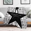 Hamilton Soft Throw Blanket Super Plim Plim Premium Flannel Fleece Lightweight Blanket Warm Plush Custom blankets