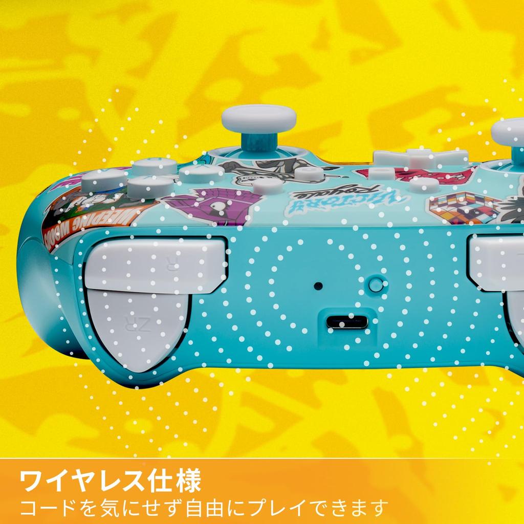 Officially Licensed Nintendo PowerA Enhanced Wireless Controller for Nintendo Switch Fortnite Sticker Includes a bonus virtual item Includes a