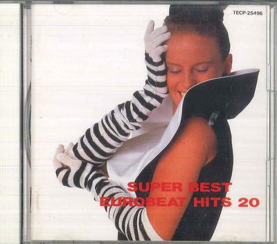 CD VARIOUS  Super Best Eurobeat Hits 20 TECP25496 TEICHIKU 1990 Japan Dance  Electronica Used