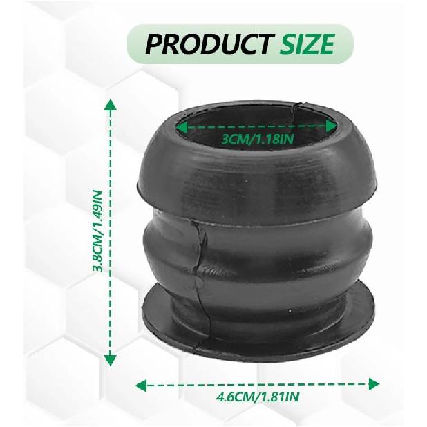 Upper Steering Stem Shaft Bushing, Replacement for Honda TRX90 TRX200 TRX300 FourTrax 300 TRX350 Rancher TRX400 Foreman TRX450 TRX500, 53221-HC4-000