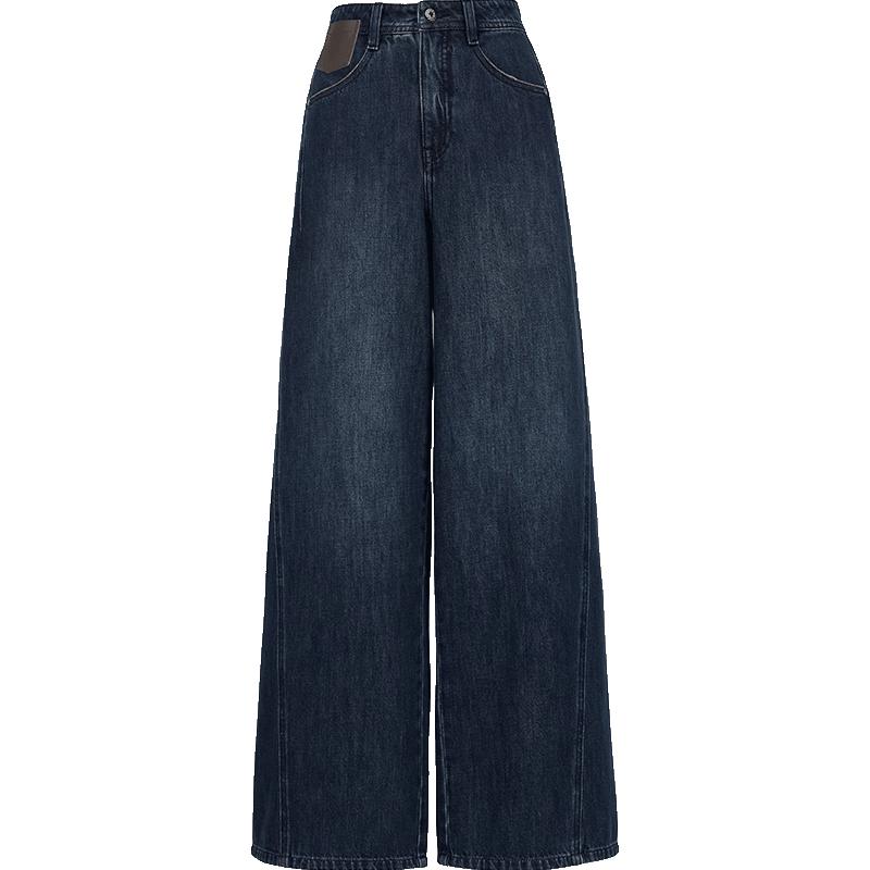 ONLY 2025 Summer High-Waist Loose Straight-Leg Denim Jeans L
