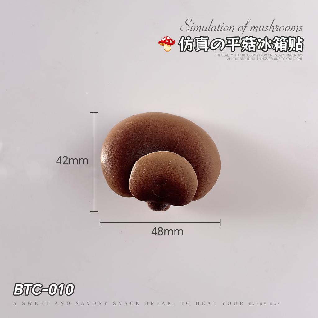 Mini Mushroom Refrigerator Magnet Fruit Refrigerator Decoration Pegboard Art Decoration 3D Ornament