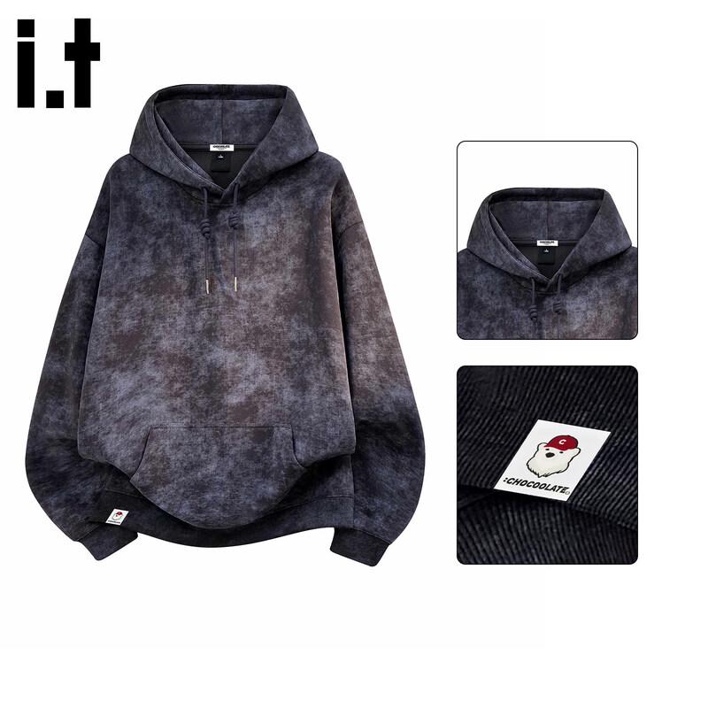 CHOCOOLATEit Men s Tie-Dye Heavyweight Hooded Sweatshirt 2XL