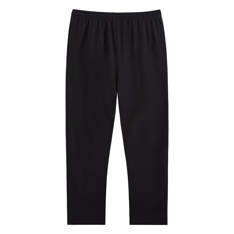 Li-Ning Simple Versatile Straight Fit Solid Color Comfortable Fashion Sports Casual Pants Unisex Bottoms Black AKLVA65-1