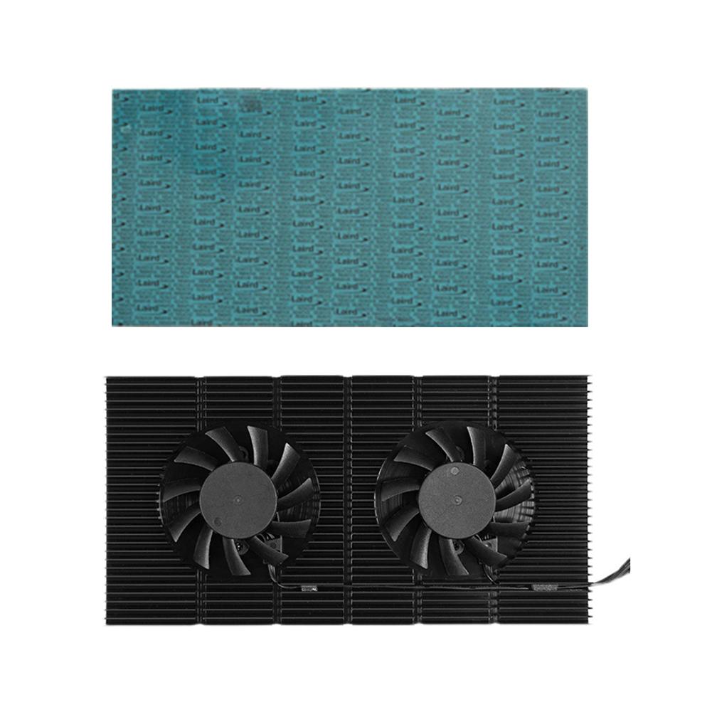 GPU Backplane Radiator Graphics Card Backplate Memory Cooler Heatsink Cooling Fan Panel DIY Gamer Cooler for RTX 3090 3080 3070