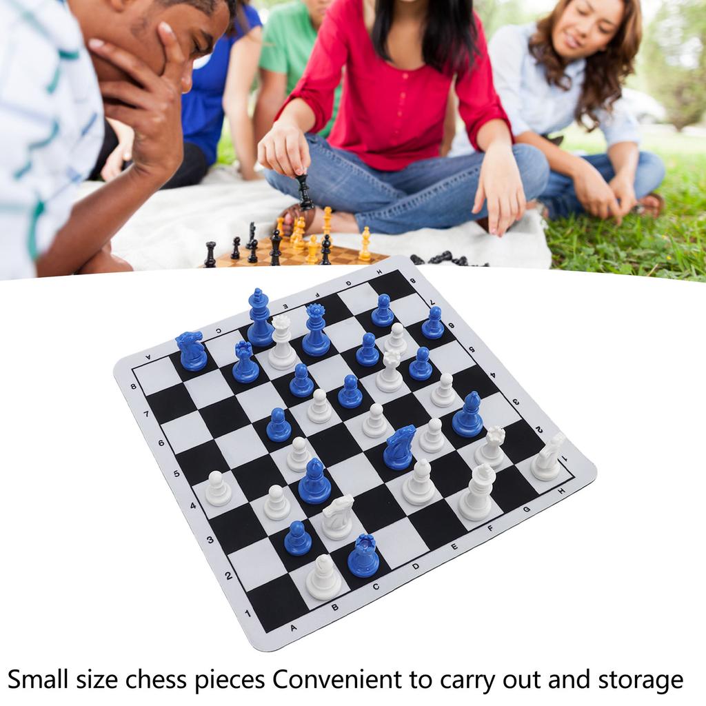 Chessmen with 1.89in King Plastic Chess Pieces with Chessboard for Adults Kids Party Supplies