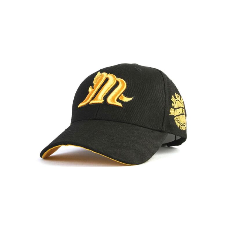 Oversized casual embroidered baseball cap, basic color blocking ball cap Navy/White