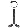 Sexy Bondage Collar Handcuffs Training Slave Sex Toys Chastity Belt Sex Furniture BDSM PU Leather