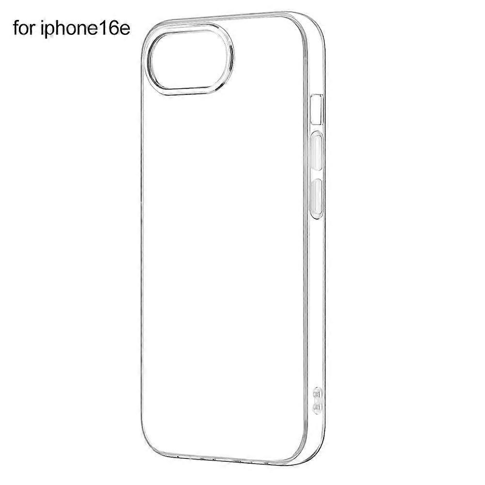 Für iPhone SE4 Transparentes TPU-Handyhülle mit großem Loch Apple Ultra-Dünn Hohe Transparenz Weiche Schale