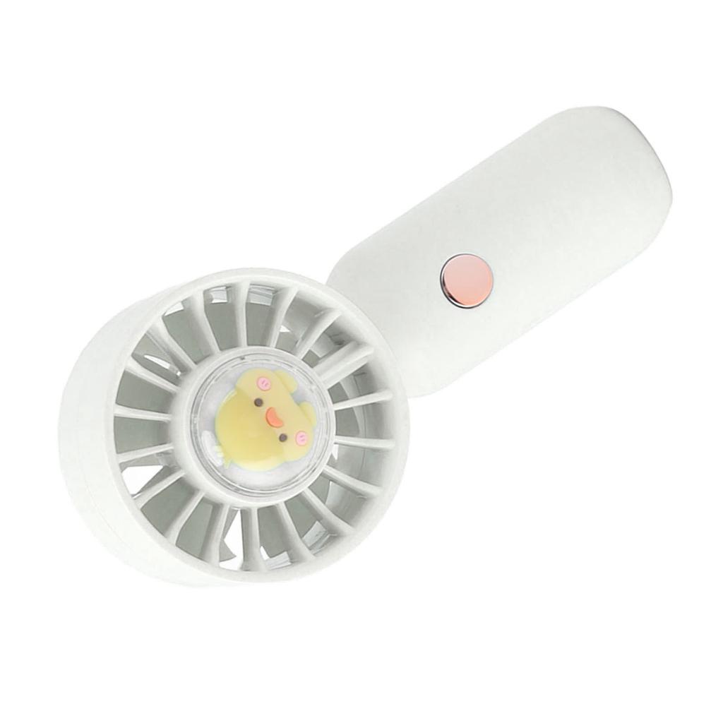 Handheld Fan Portable Mini USB Rechargeable Personal Electric Pocket Fan with Lanyard 500mAh Battery