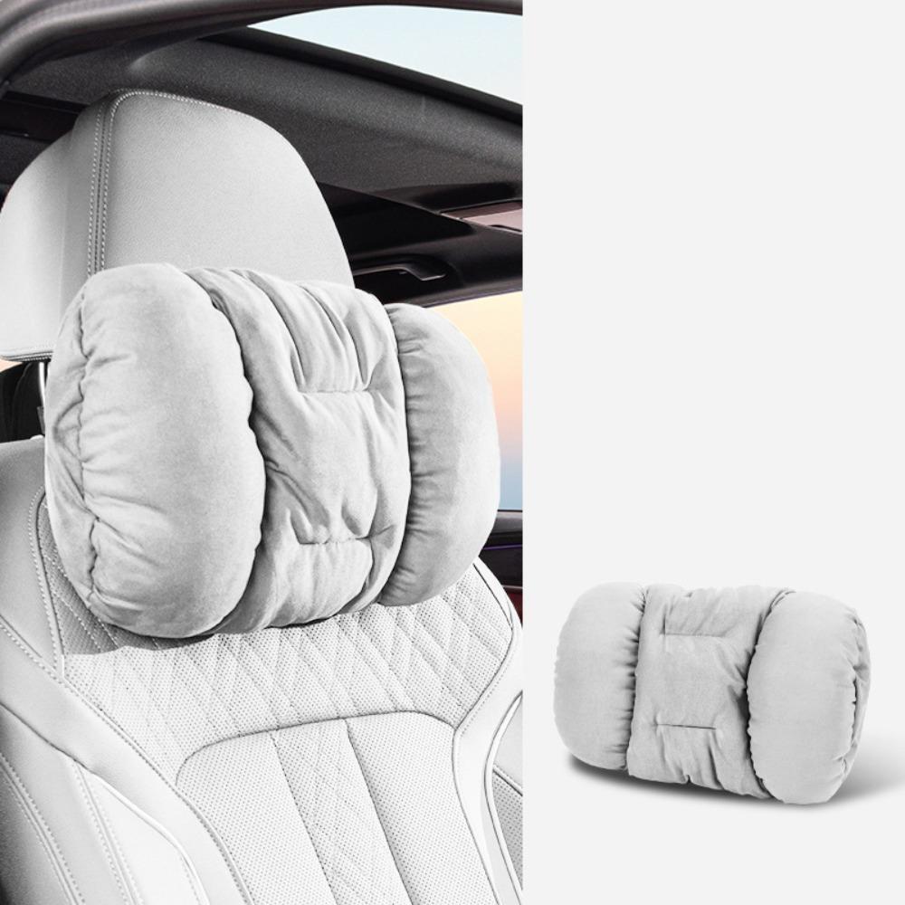 Universal Winter Plush Car Headrest Comfort Lumbar Pillow Support Car Seat Neck Rest Pillow  Rest