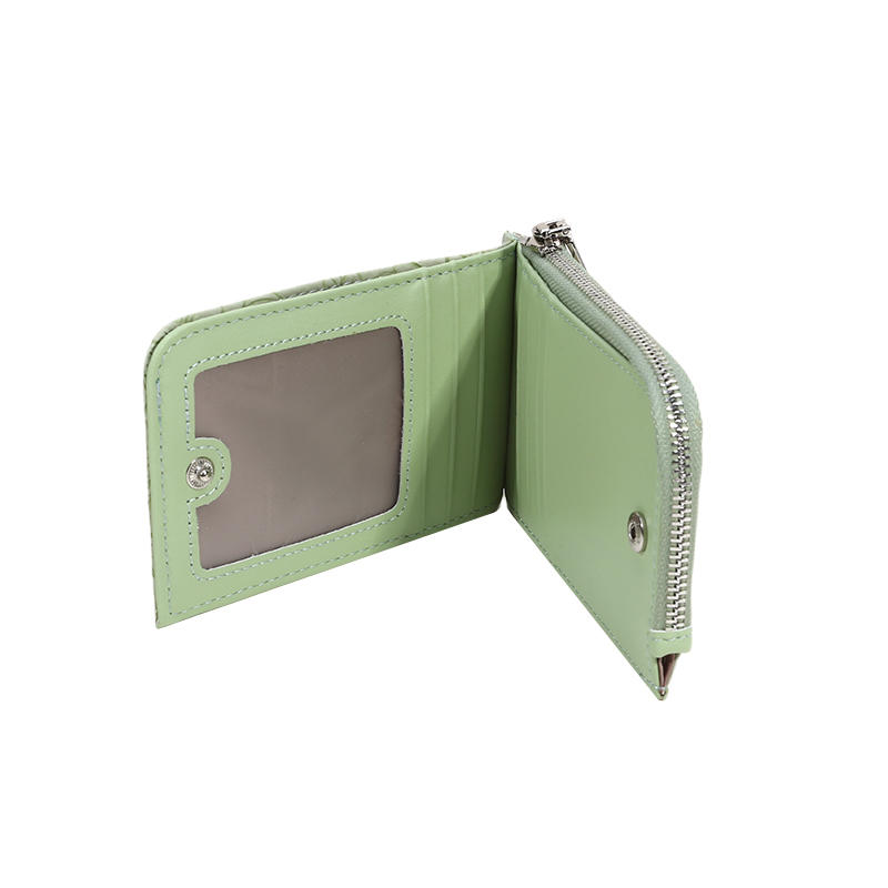 Card Holder Multiple Card Slots Zipper Card Bag Embossed Design Large Capacity Coin Purse Card Bag Wrist Strap Hand-Held Bag With Key Ring