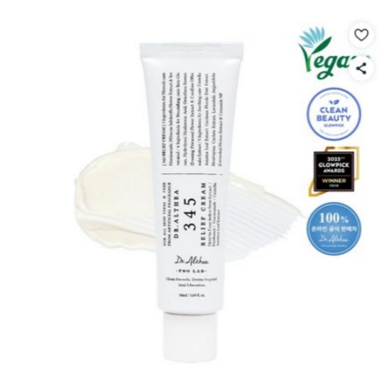 Dr. Althea 345 Relief Cream Soothing & Barrier Repair Moisturizer 50ml
