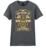 Life Begins At 18 Womens 18th Birthday T-Shirt Mens Womens Tees Top BORN 2007 Ladies Gift Sister Her
