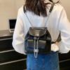 Small Bag Chain Backpack Dámská špičková všestranná školní taška Travel Bucket Backpack