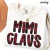 Mimi Christmas Comfort Colors Shirt, Grandma Shirt, New Grandma Tshirt, Santa Tee, Xmas Gifts