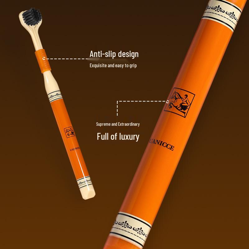 Uanicce High-End Three-Sided Soft Bristle Toothbrush for Adults & Couples