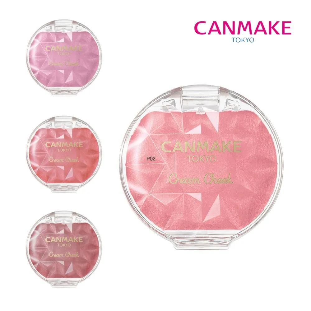 CANMAKE Saint Rare Creamy Firming Cheek Blusher 1. Peach Dazzle