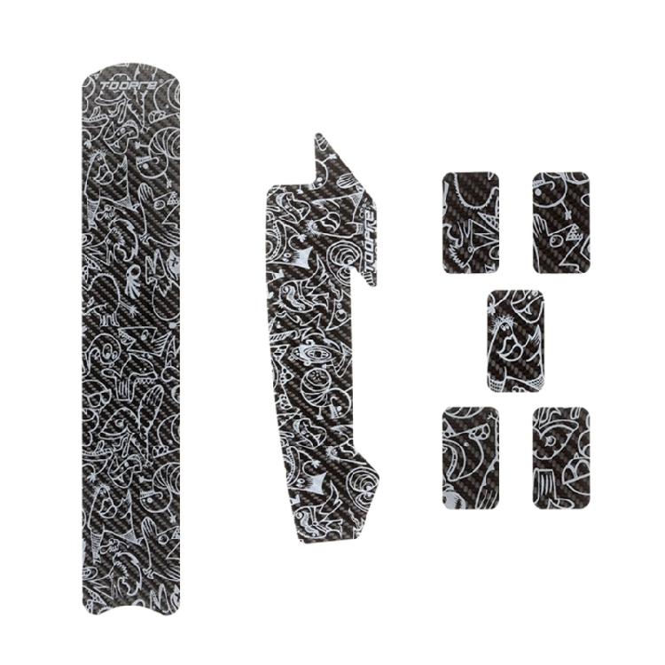 Bicycles Chainstay Frame Protection Stickers Cycling Chain Guard Stickers