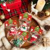 Christmas Keychain Set Cute Knit Stocking Bag Charms Holiday Gift Tags Purse Accessories Stocking Stuffers for Women Girls