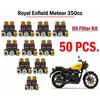 Royal Enfield "Oil Filter Element Pack of 50 Pcs Fit For Meteor 350"