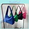 Fashionable Korean Style Commuter Bag For Women Spacious Quilted Nylon Shoulder Tote