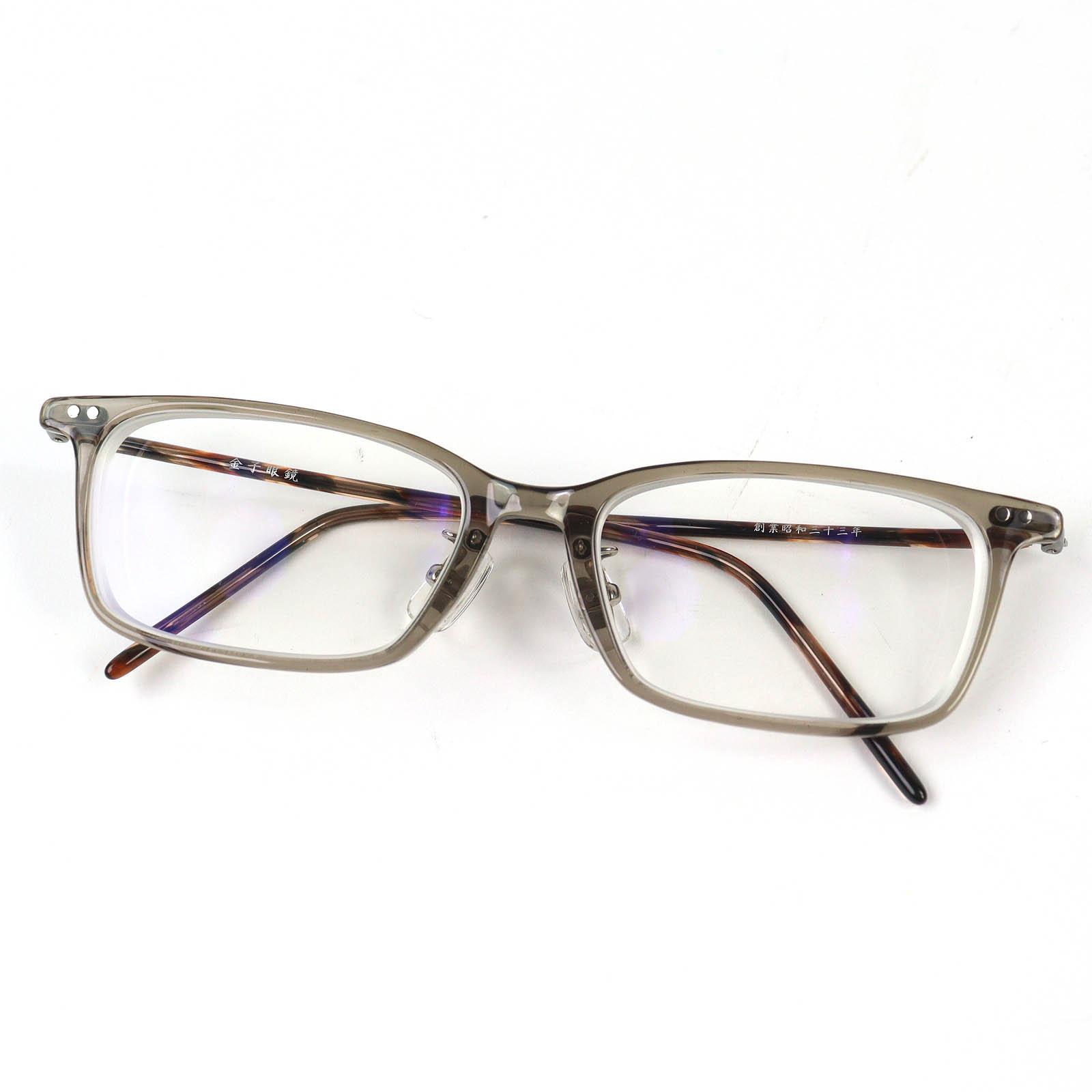 Great KANEKO OPTICAL Glasses Tortoiseshell Pattern Square Shape Brown mens Used