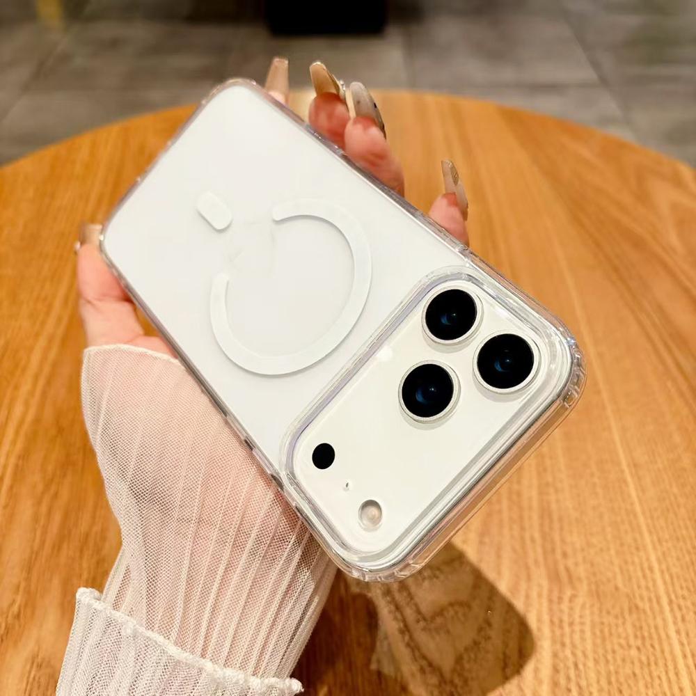 Hybrid Case For  iPhone 17 Air 16 16e 15 14 13 12 11 Pro Max Plus Mini Strong Magnetic For Magsafa Candy Color Matte Hard Cover